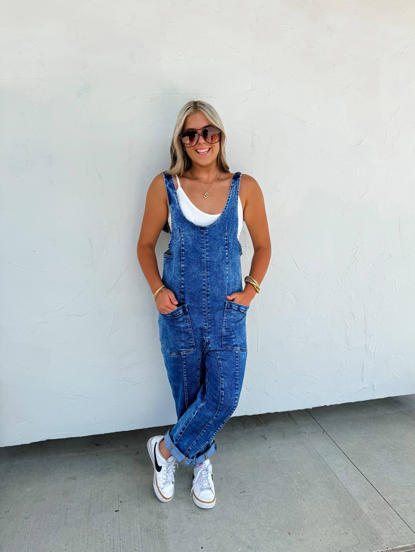 Sunny Days Denim Overalls