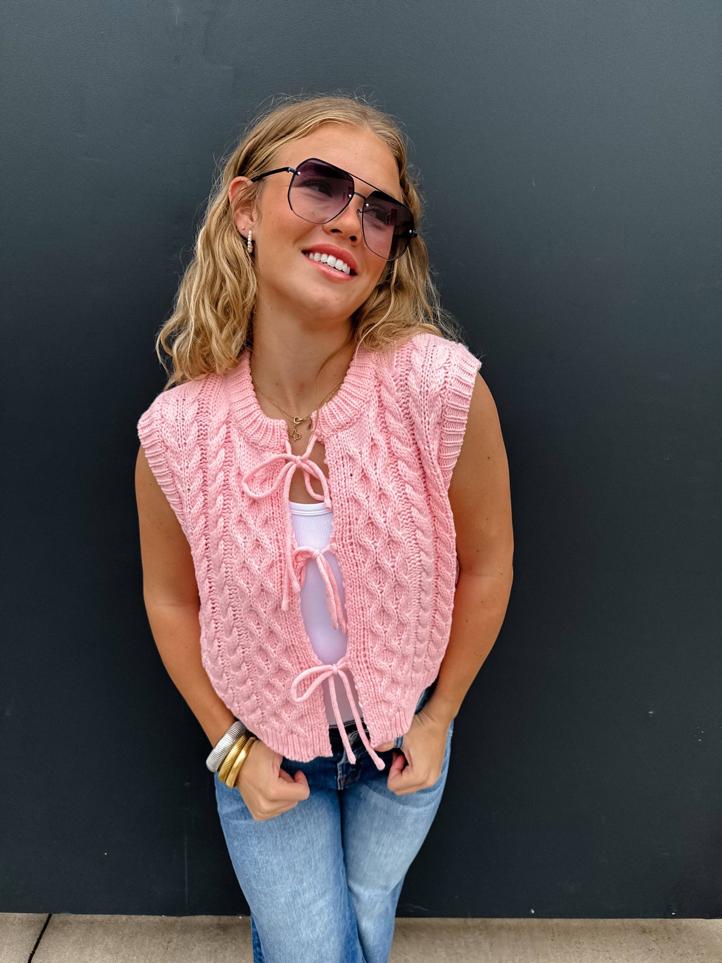Tie It Down Sweater Vest