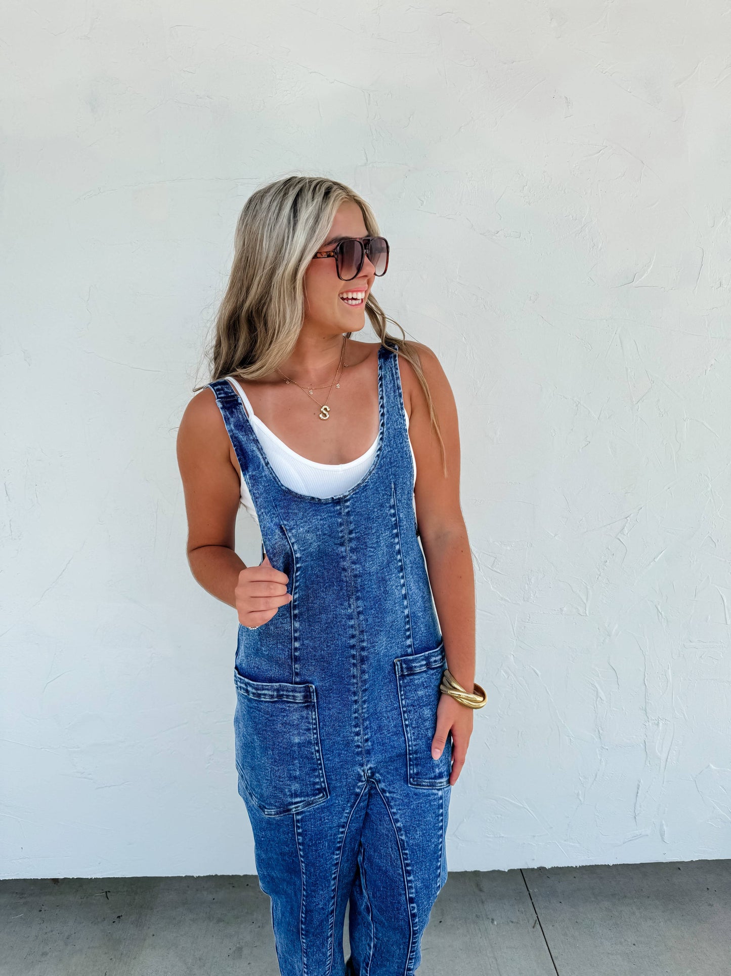 Sunny Days Denim Overalls
