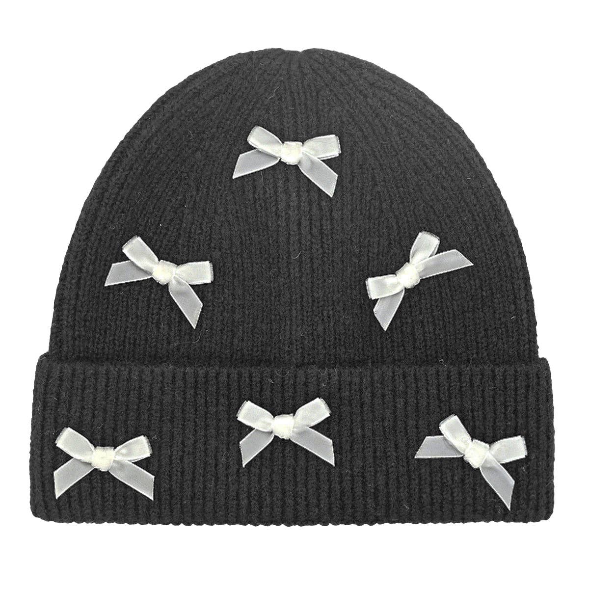 Mini Velvet Bow Cuff C.C Beanie