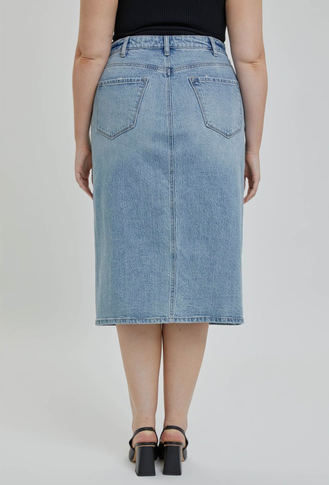 Good Intentions MIDI Denim Skirt