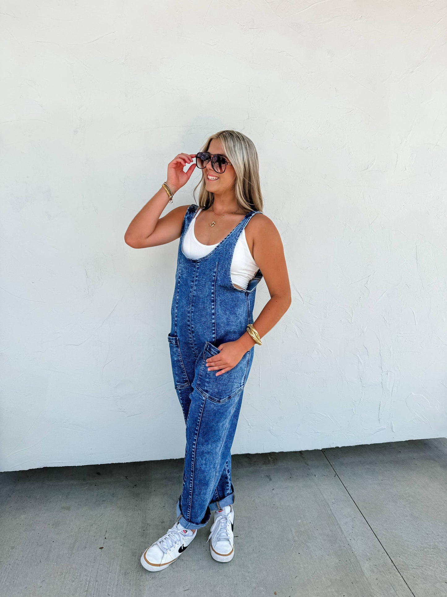 Sunny Days Denim Overalls