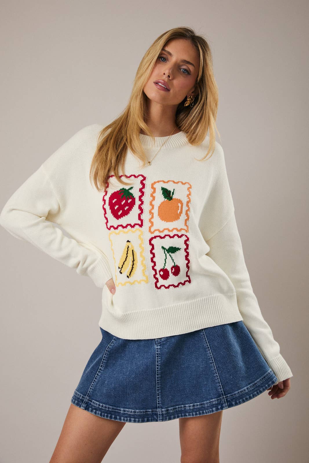 Frutty Tuttie Stamp Sweater