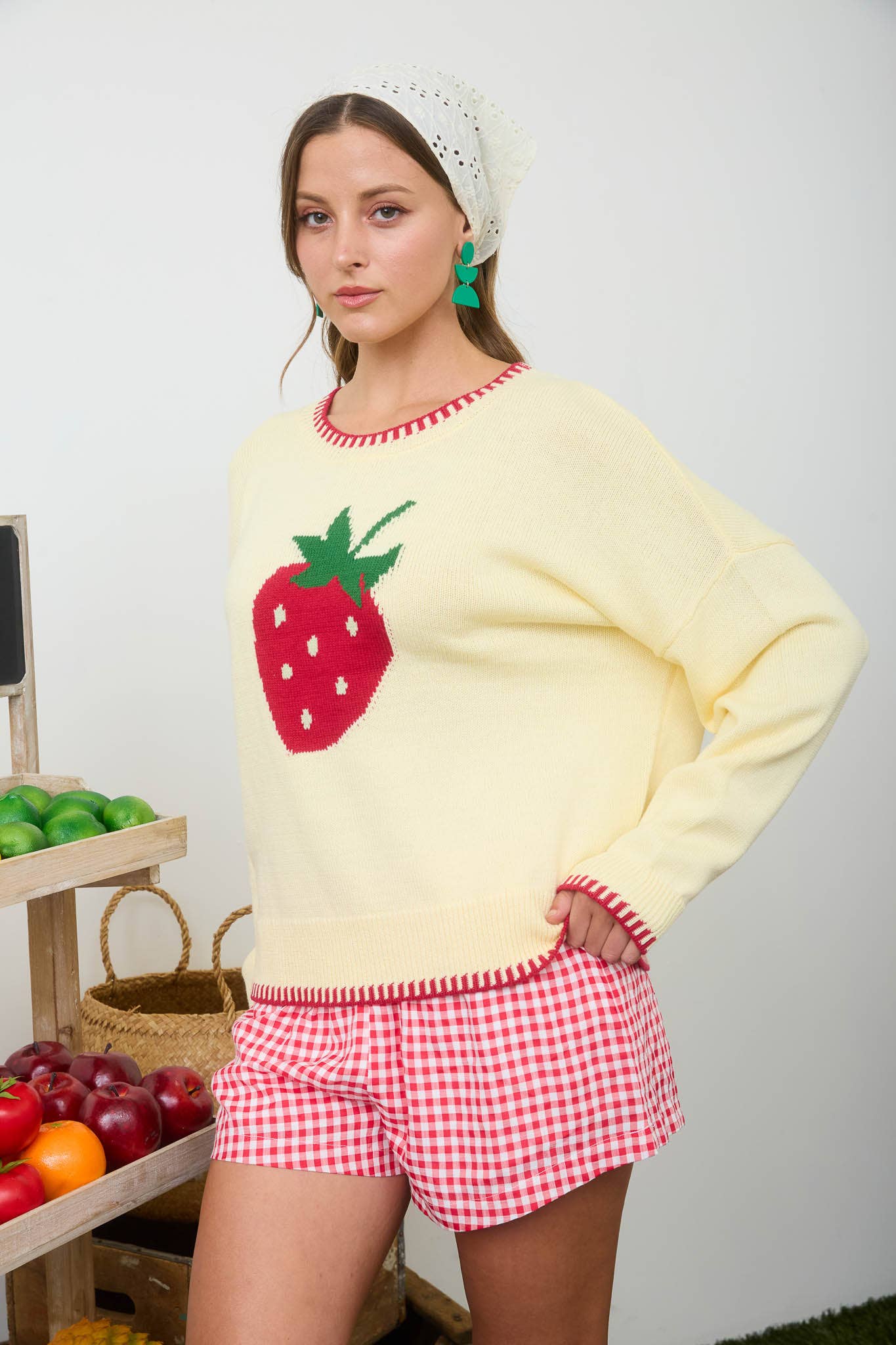 Strawberry Fields Sweater
