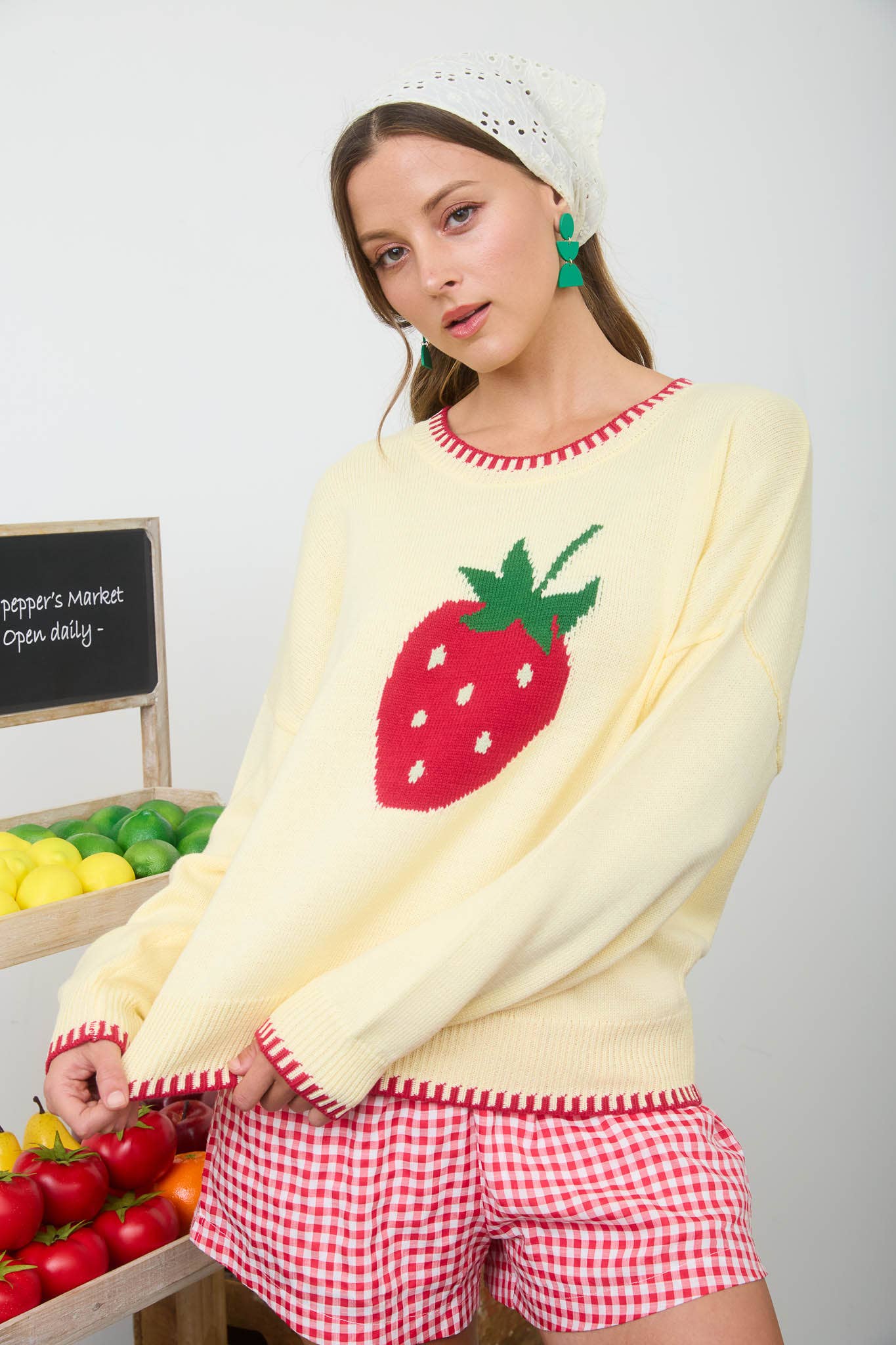 Strawberry Fields Sweater