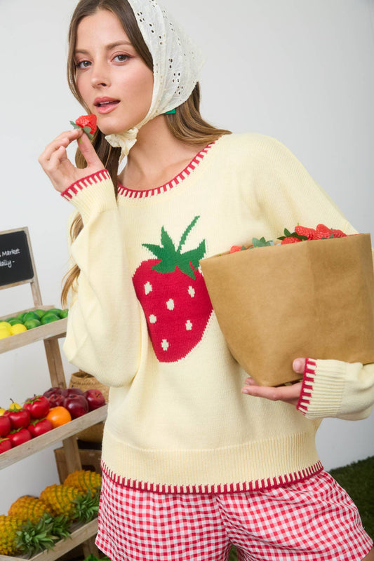 Strawberry Fields Sweater