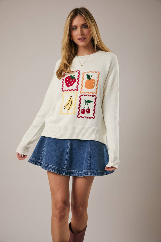 Frutty Tuttie Stamp Sweater