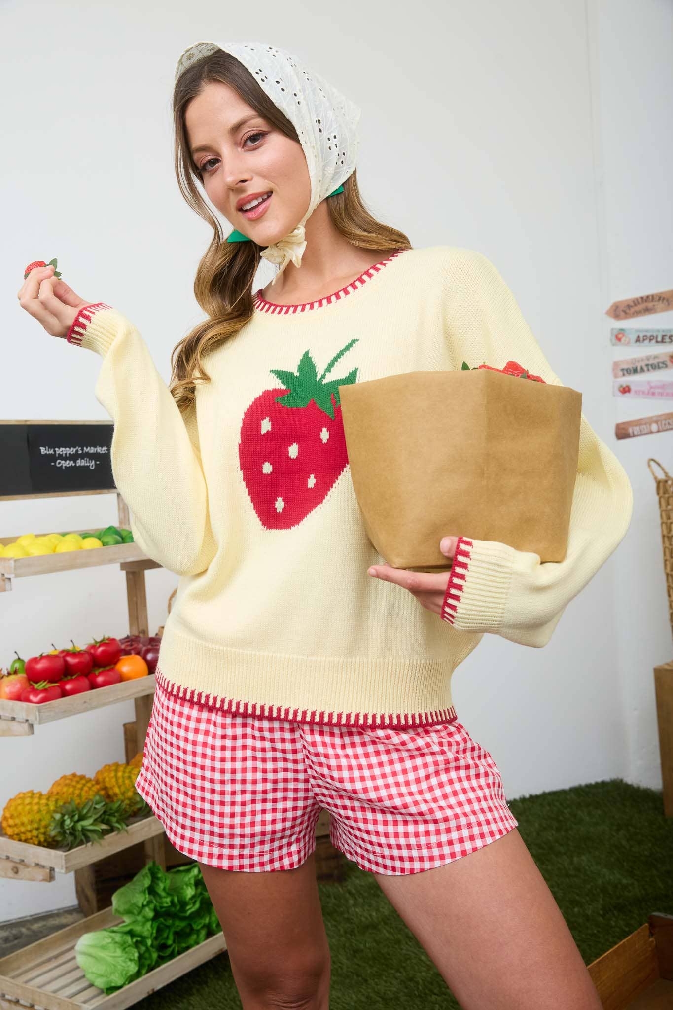 Strawberry Fields Sweater