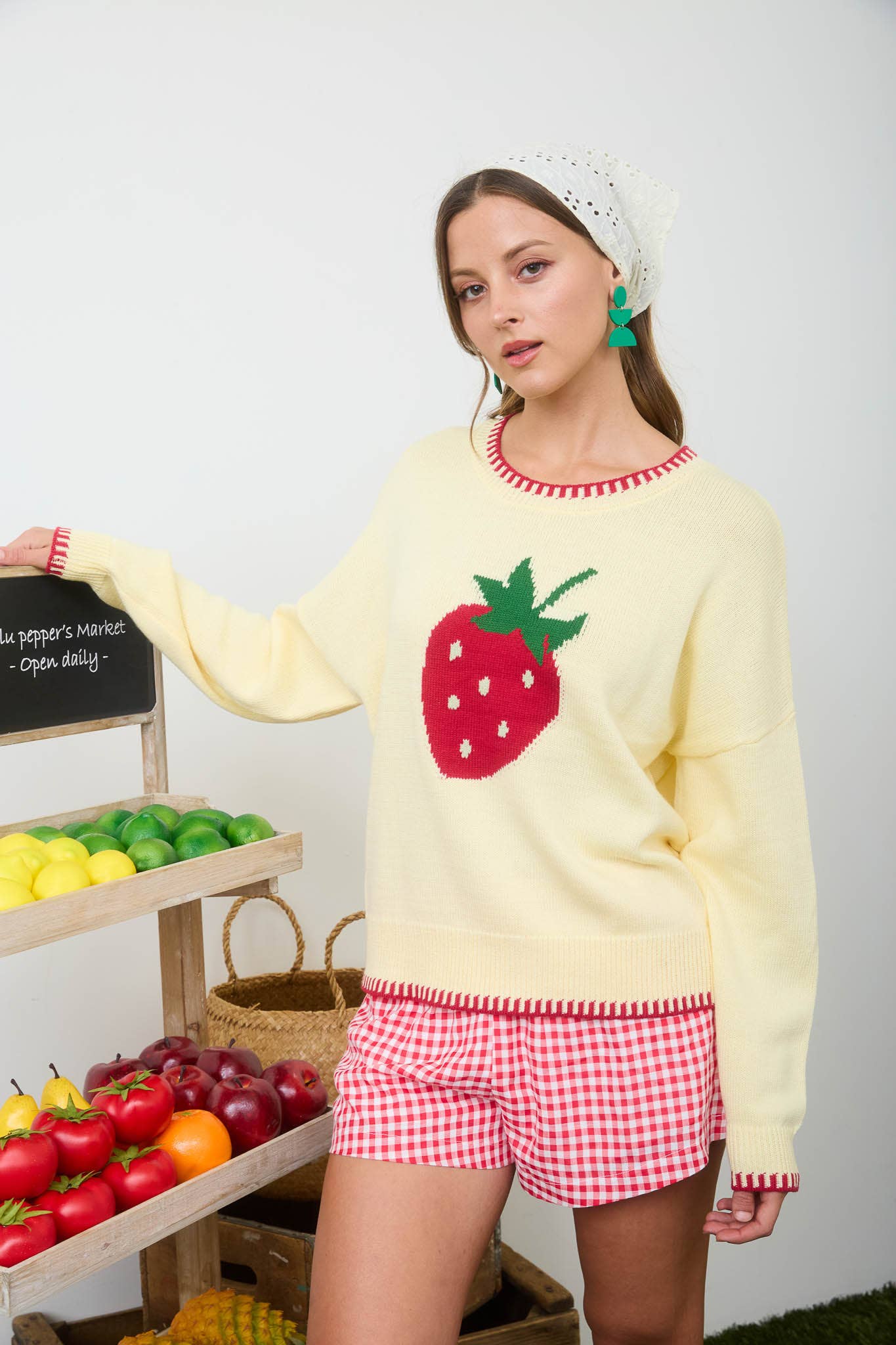 Strawberry Fields Sweater