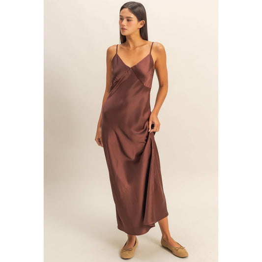 Everyones Problem Satin Dress